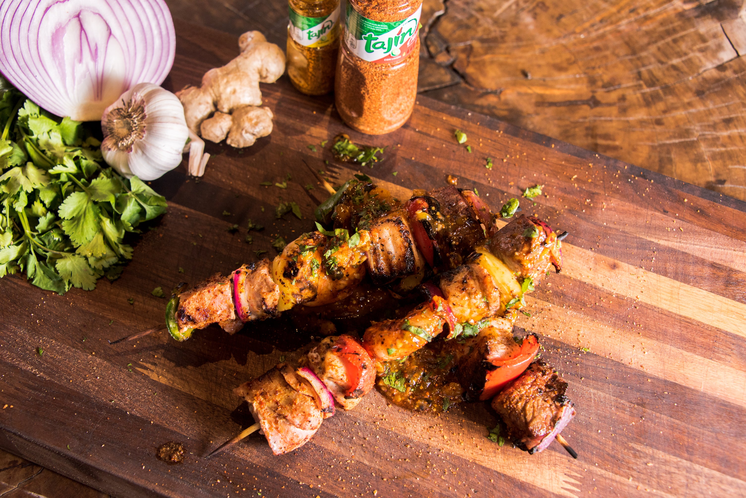BROCHETA CIELO, MAR Y TIERRA CON TAJÍN | SMP