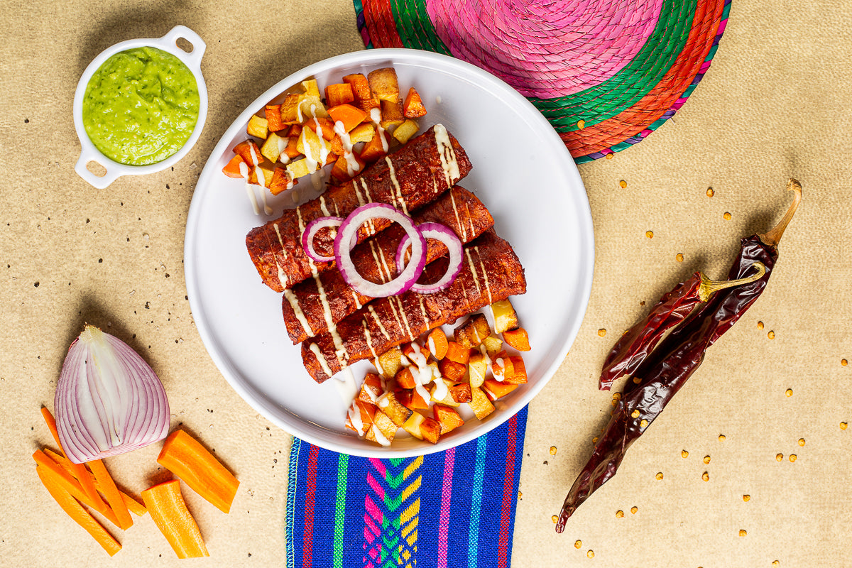 Enchiladas placeras con picaña de cerdo PROAN