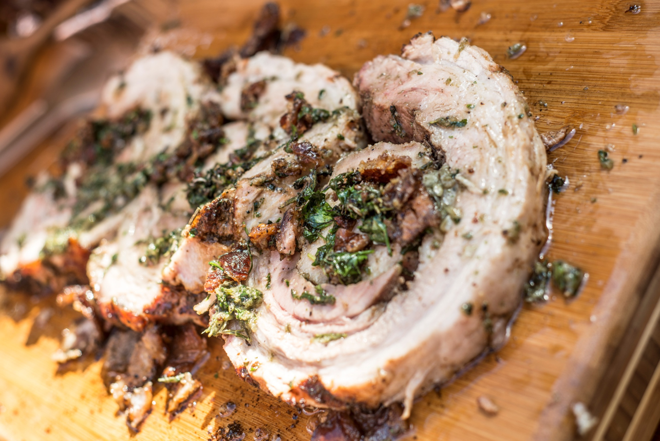 PORCHETTA DE PUERCO EN ROSTICERO CON RUB DE LA COSTA SMP