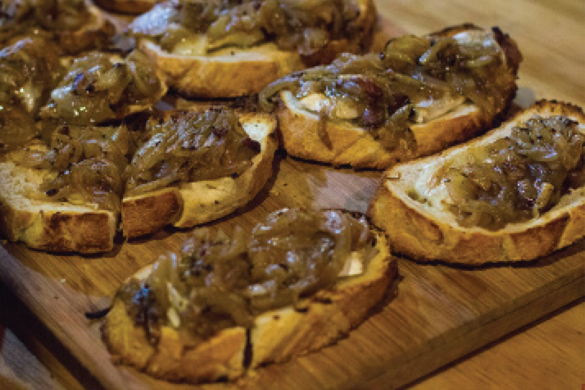 TAPA DE MERMELADA DE CEBOLLA CON QUESO CAMEMBERT|SMP