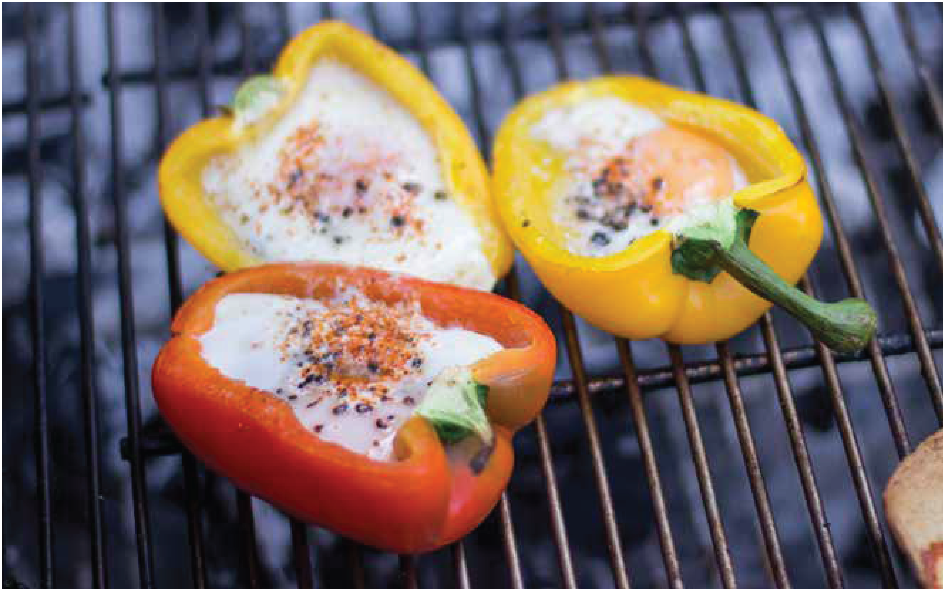 MORRONES ASADOS RELLENOS DE QUESO|SMP