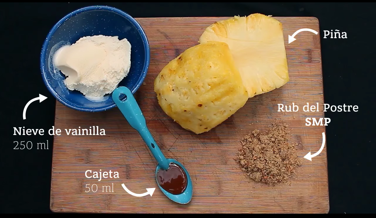PIÑA CON NIEVE DE VAINILLA | SMP