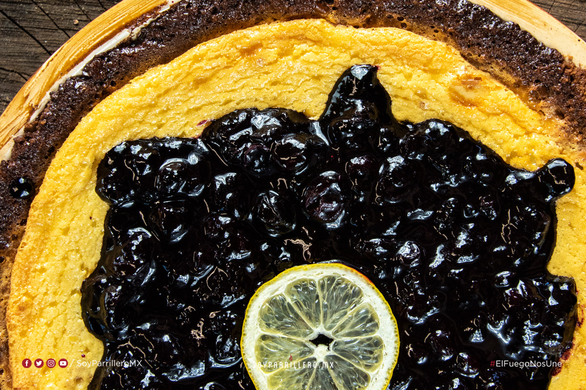 TARTA DE REQUESÓN CON MERMELADA DE ARÁNDANO | SMP