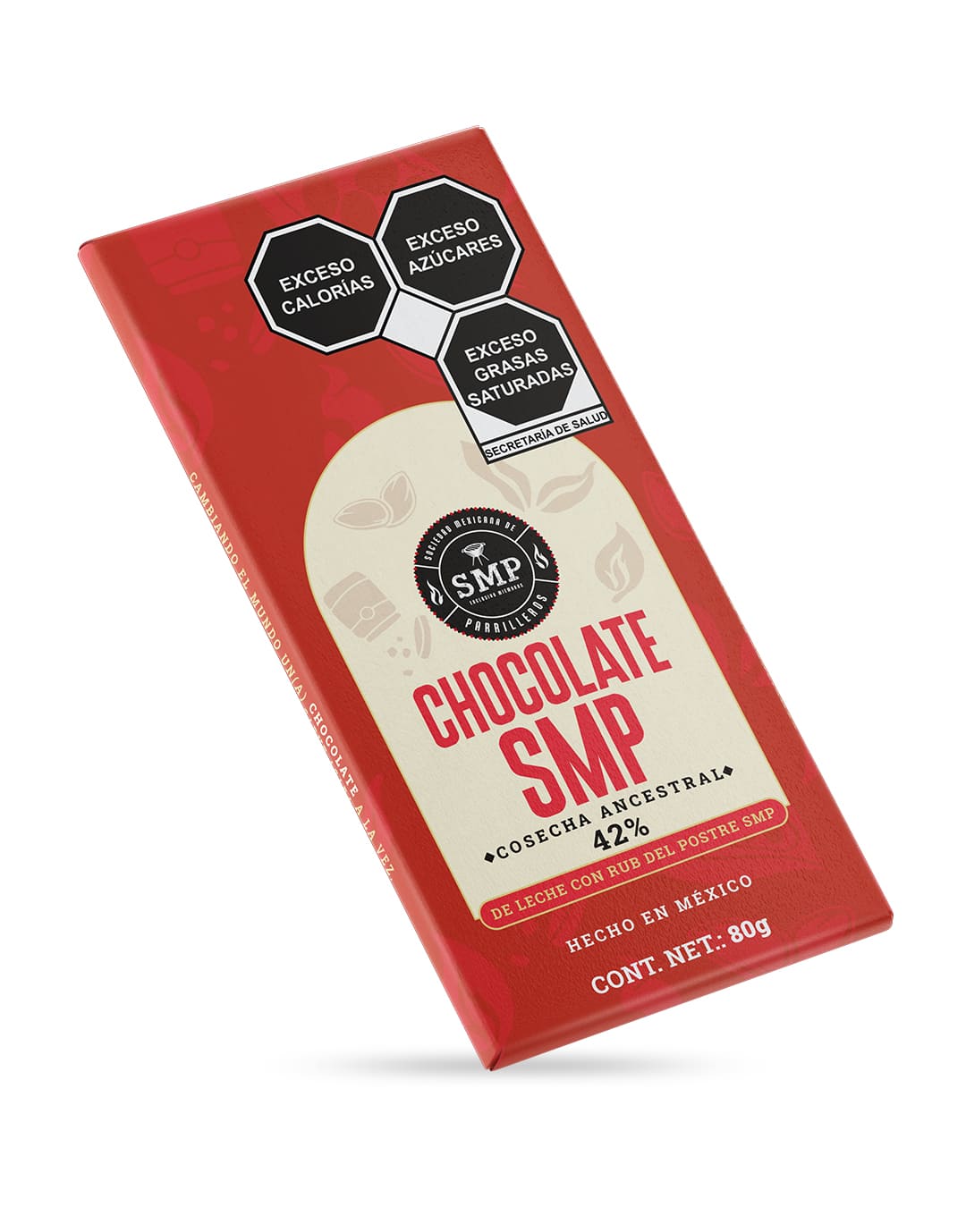 Chocolate de Leche con Rub del Postre SMP 42% Cacao