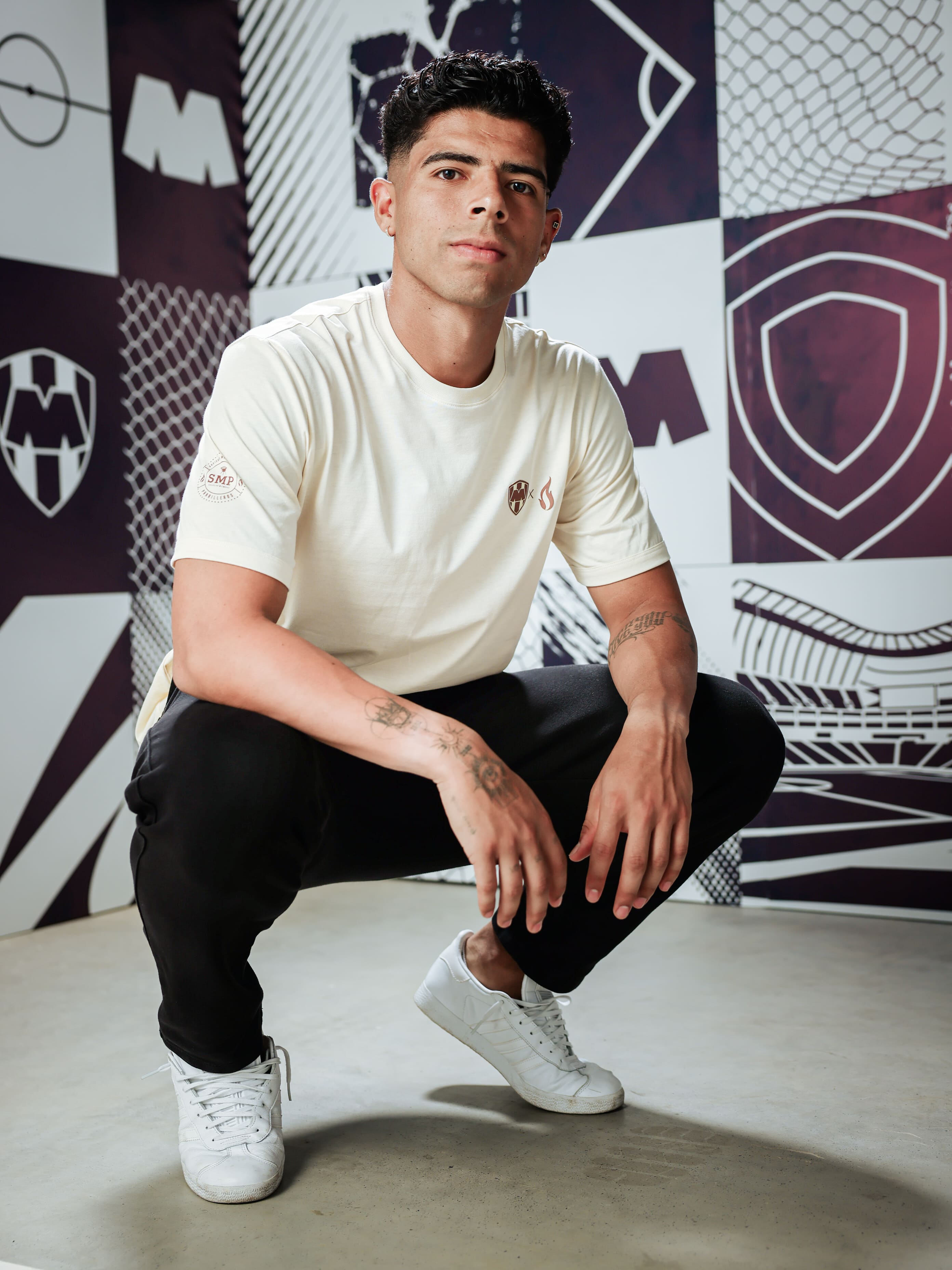 Playera Rayados Parrilleros x SMP ivory