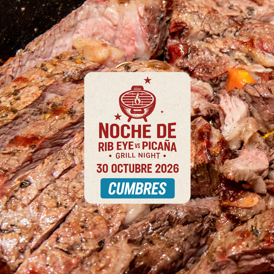Noche de Rib Eye vs Picaña | Cumbres | 30 Octubre
