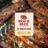 Noche de rib eye | San Pedro | 26 marzo