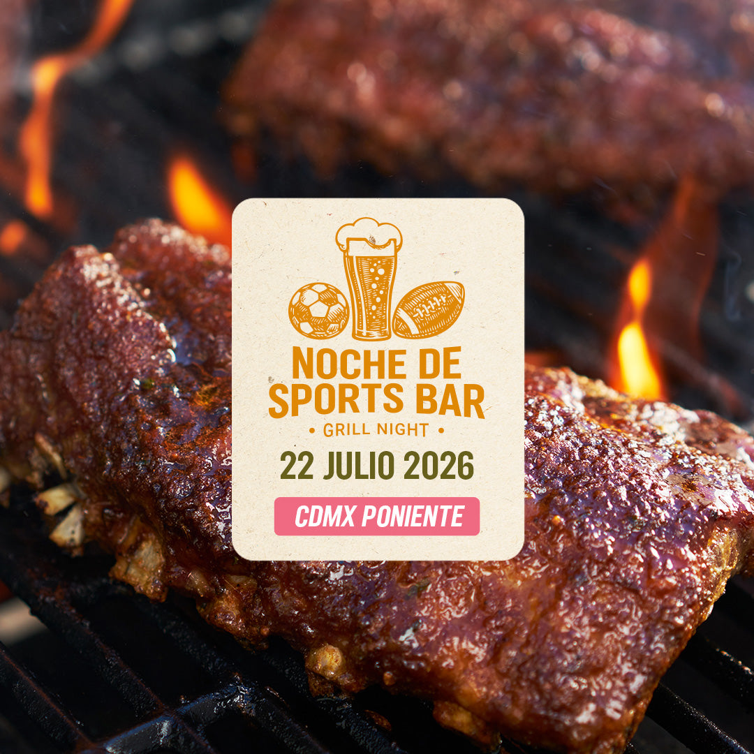 Noche de Sports Bar | CDMX Poniente | 22 Julio