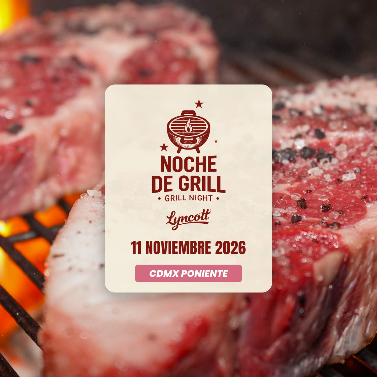 Noche de Grill | CDMX Poniente | 11 Noviembre