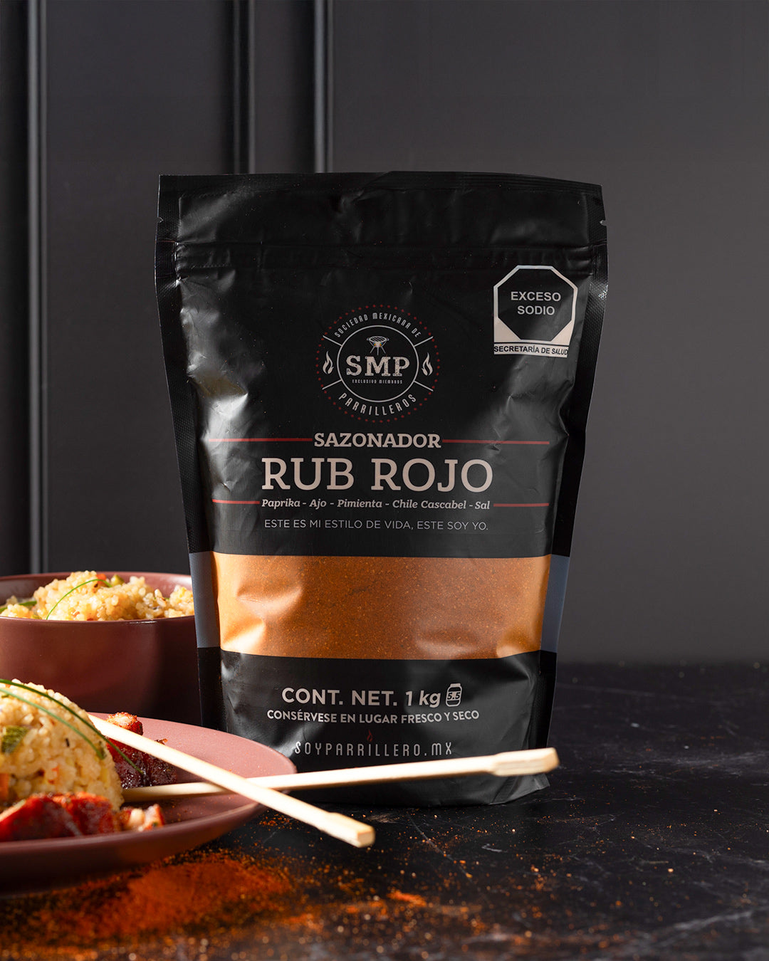 Rub del Rojo en Bolsa SMP 1 Kilo