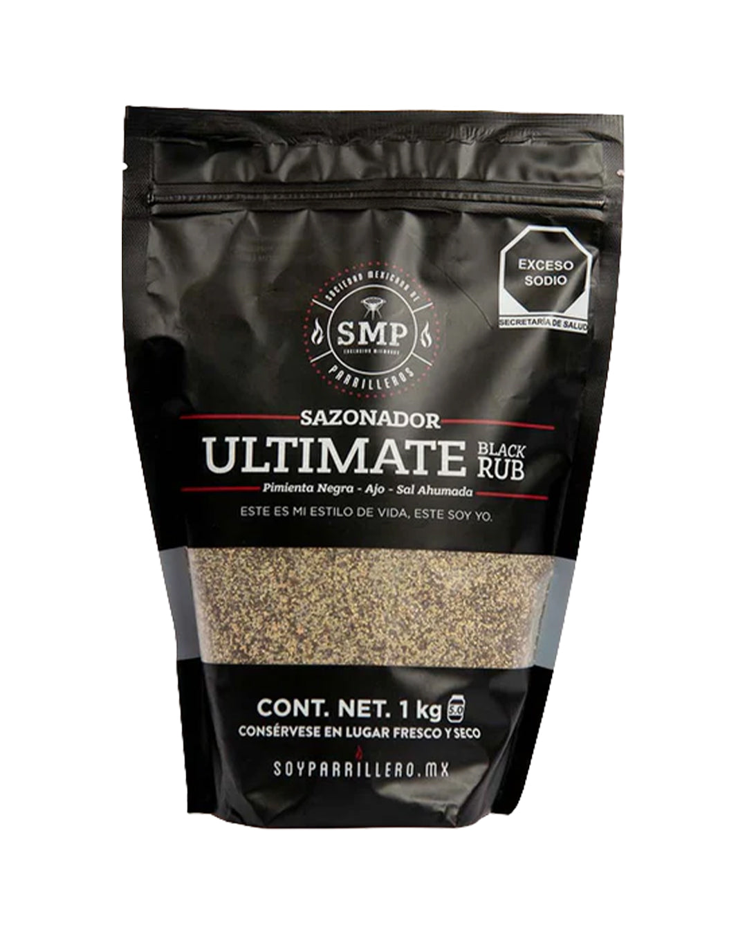 Ultimate Black Rub en Bolsa SMP 1 Kilo