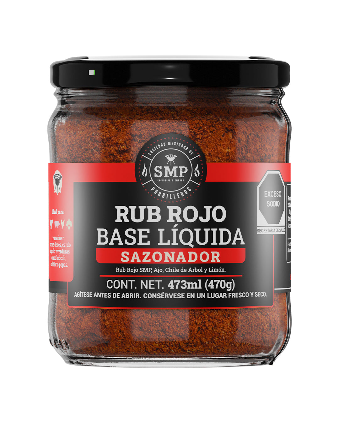Rub Rojo Base Líquida SMP