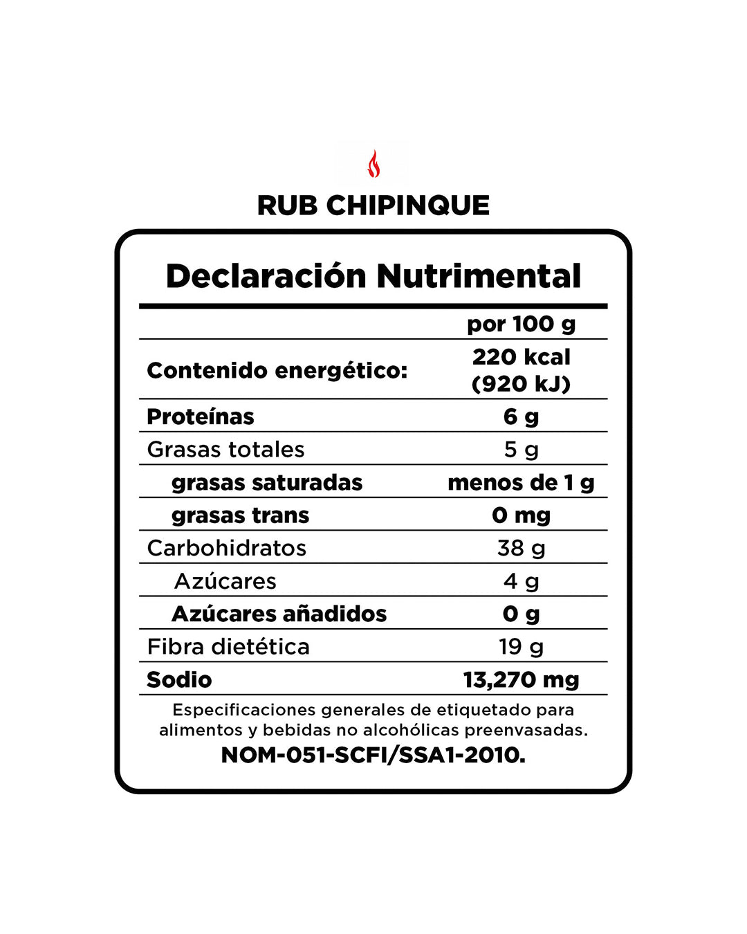 Rub de Chipinque en Bolsa SMP 1 Kilo