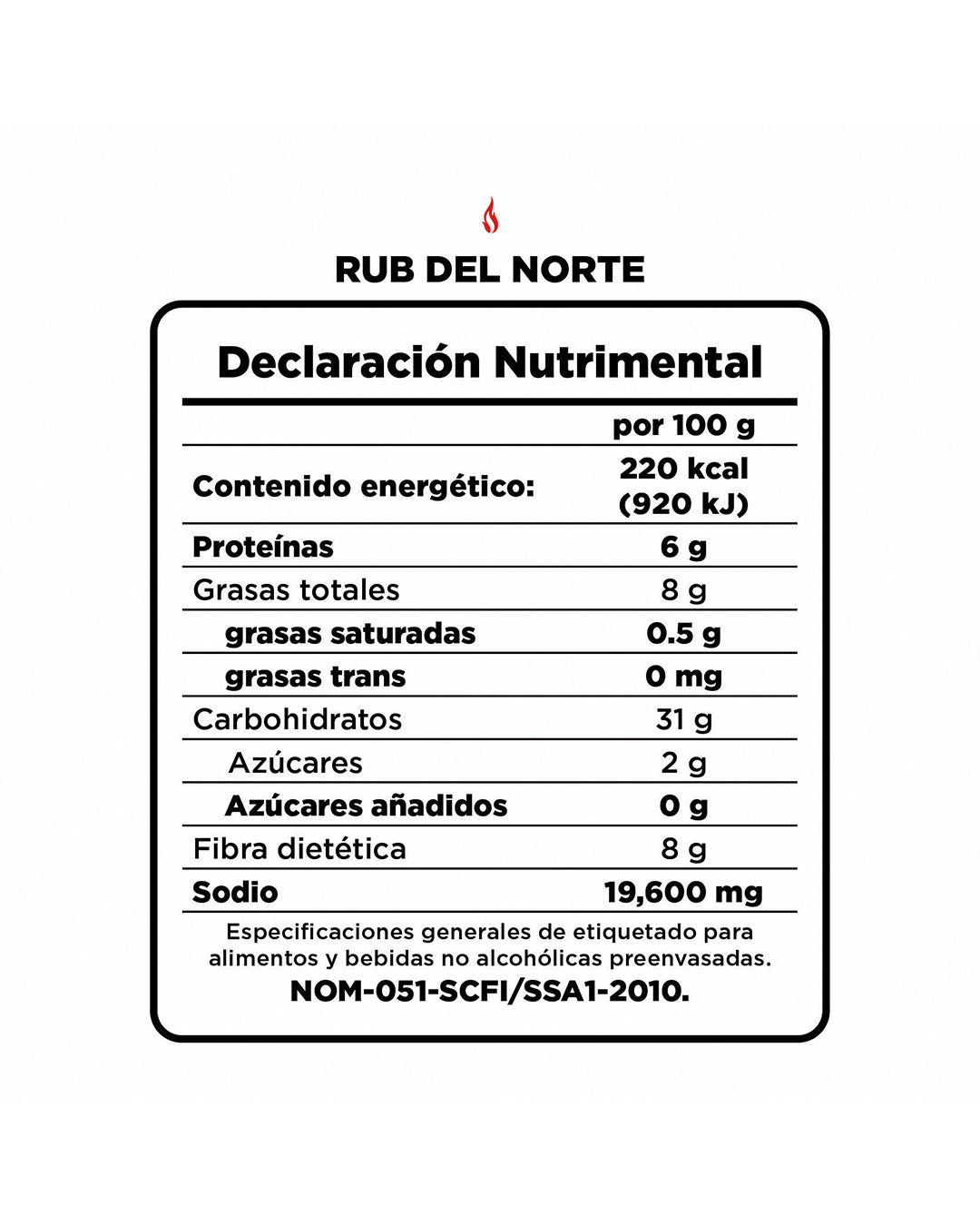 Rub del Norte en Bolsa SMP 1 Kilo