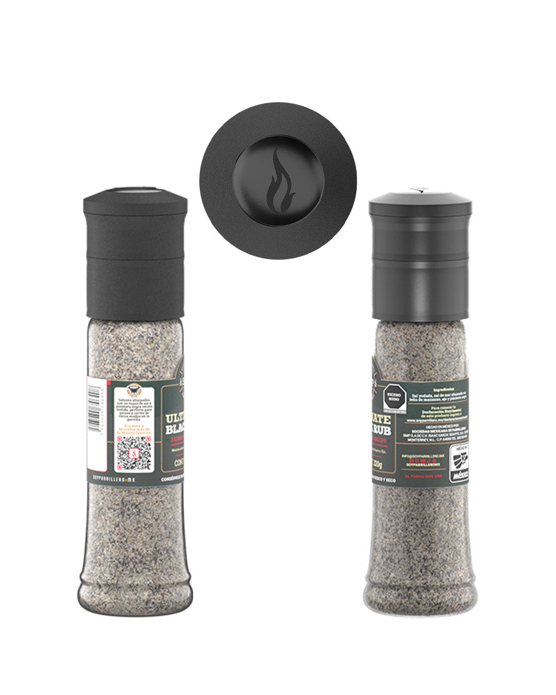 Ultimate Black Rub Sazonador en Molino