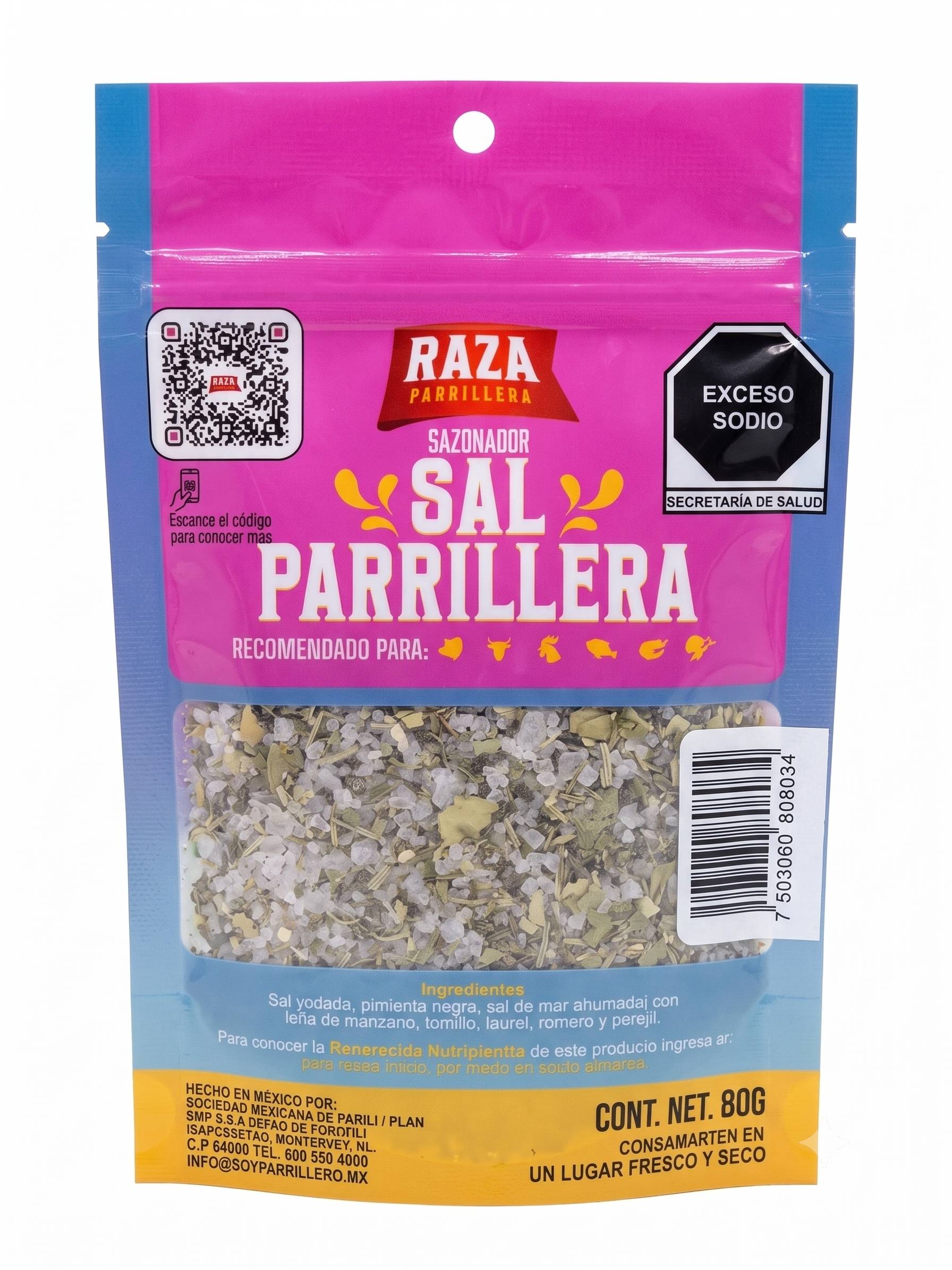 Sazonador Sal Parrillera 80g