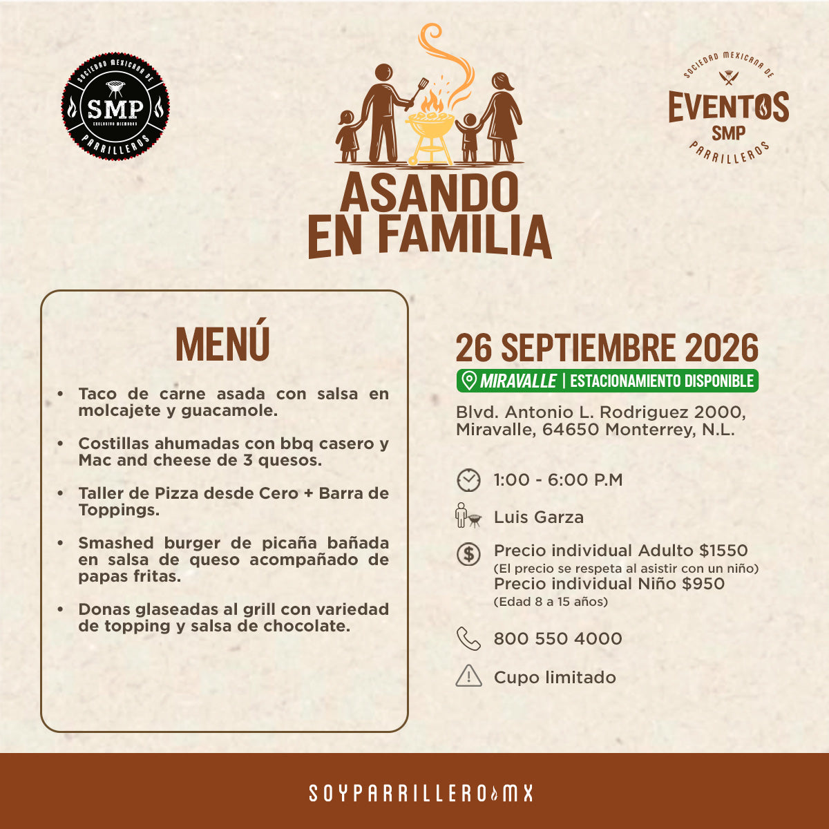 Asando en familia | Miravalle | 26 Septiembre