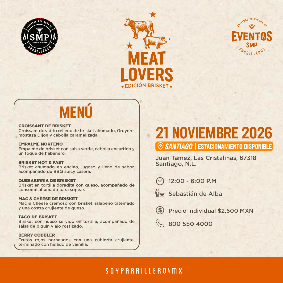 Meat Lovers | Santiago | 21 Noviembre