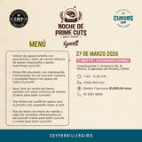 Noche de Prime Cuts by Lyncott | CDMX Poniente | 27 marzo