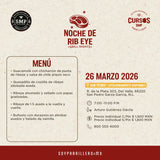 Noche de rib eye | San Pedro | 26 marzo