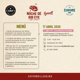 Noche de Rib Eye by Lyncott | CDMX Poniente | 17 abril