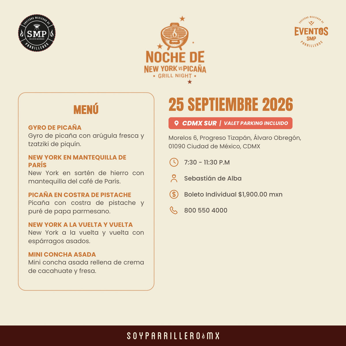 Noche de New York vs Picaña | CDMX Sur | 25 Septiembre