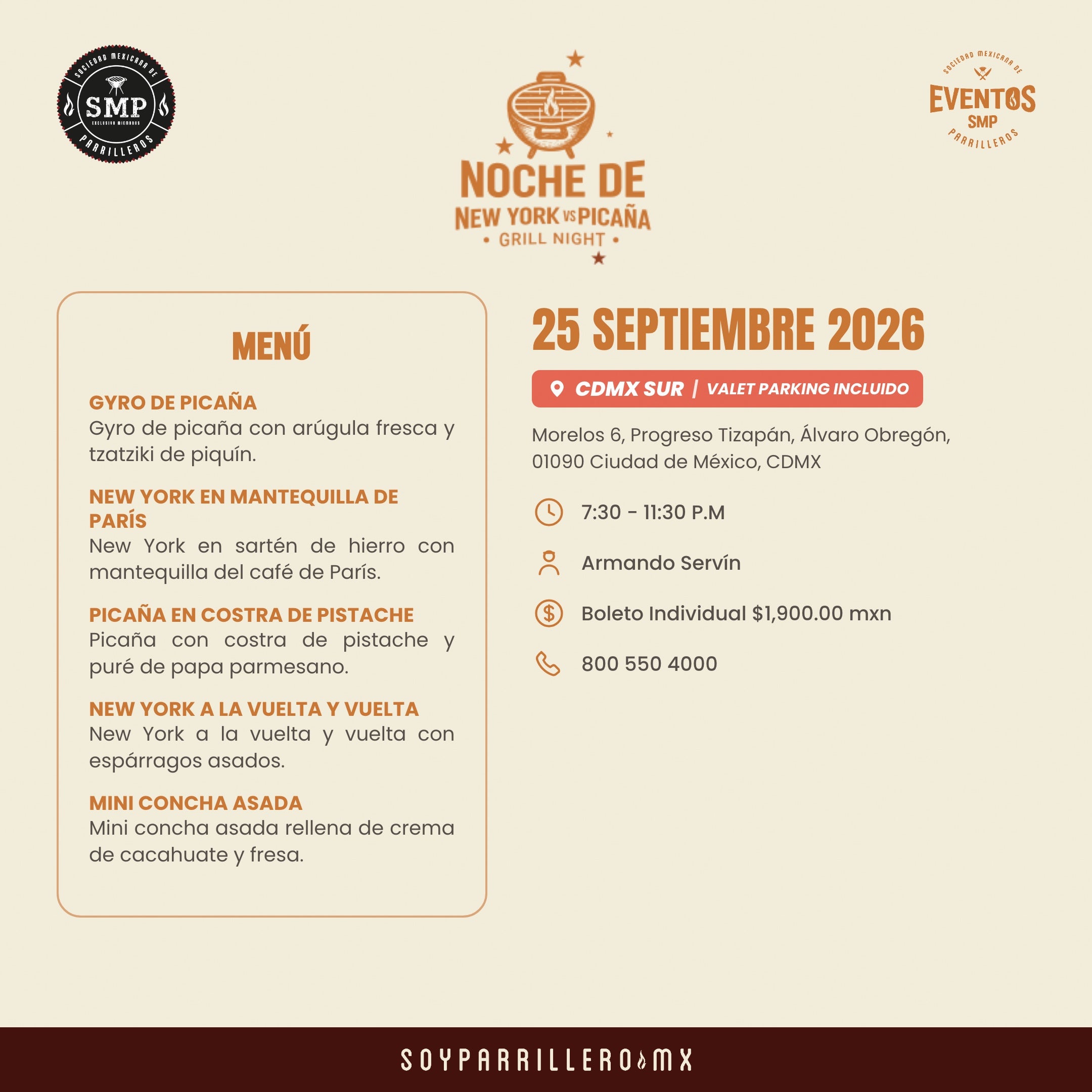 Noche de New York vs Picaña | CDMX Sur | 25 Septiembre