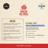 Noche de Grill | CDMX Norte | 29 abril