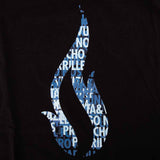 Playera Flama Letras
