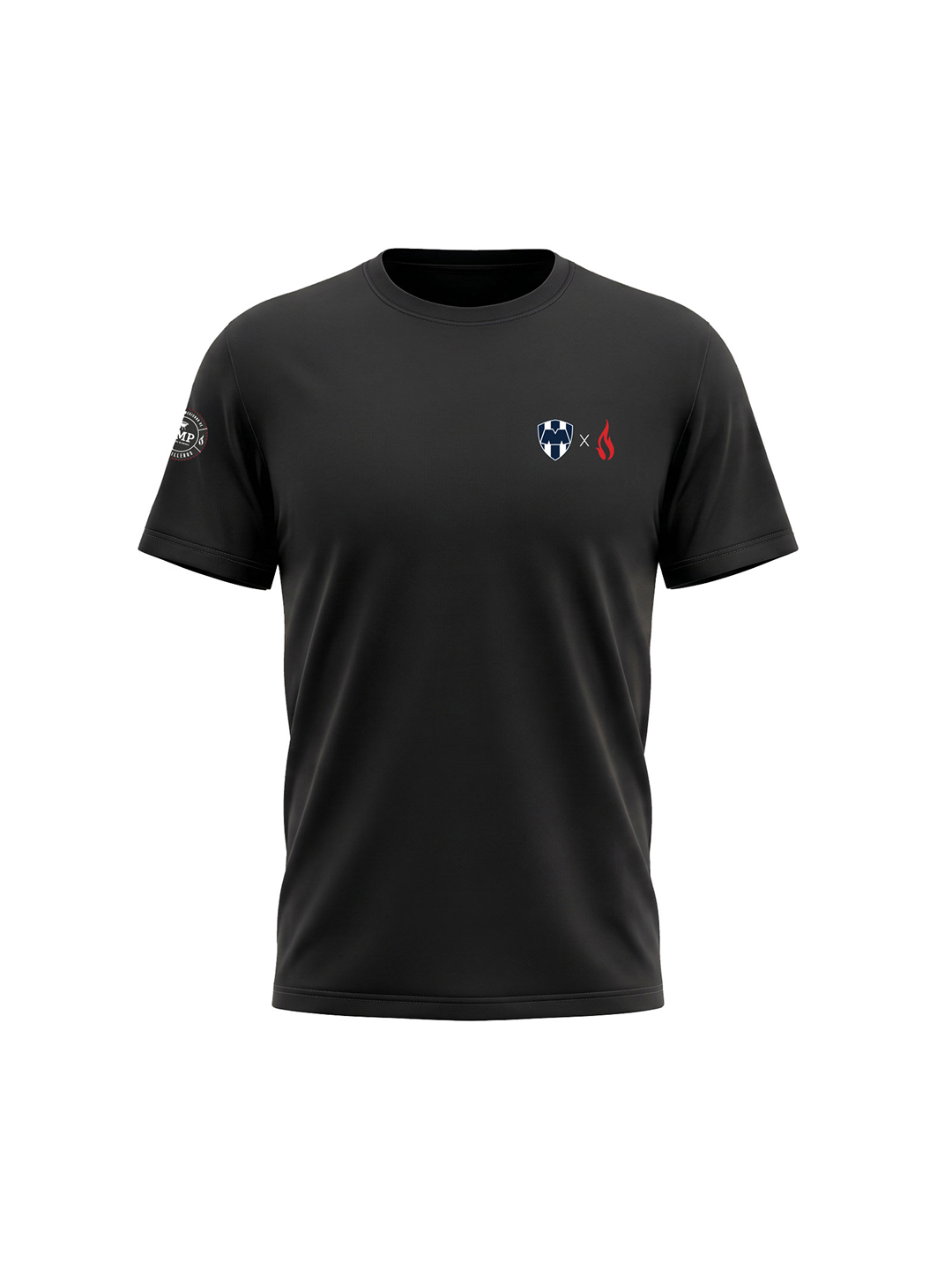 Playera Rayados Parrilleros x SMP negra