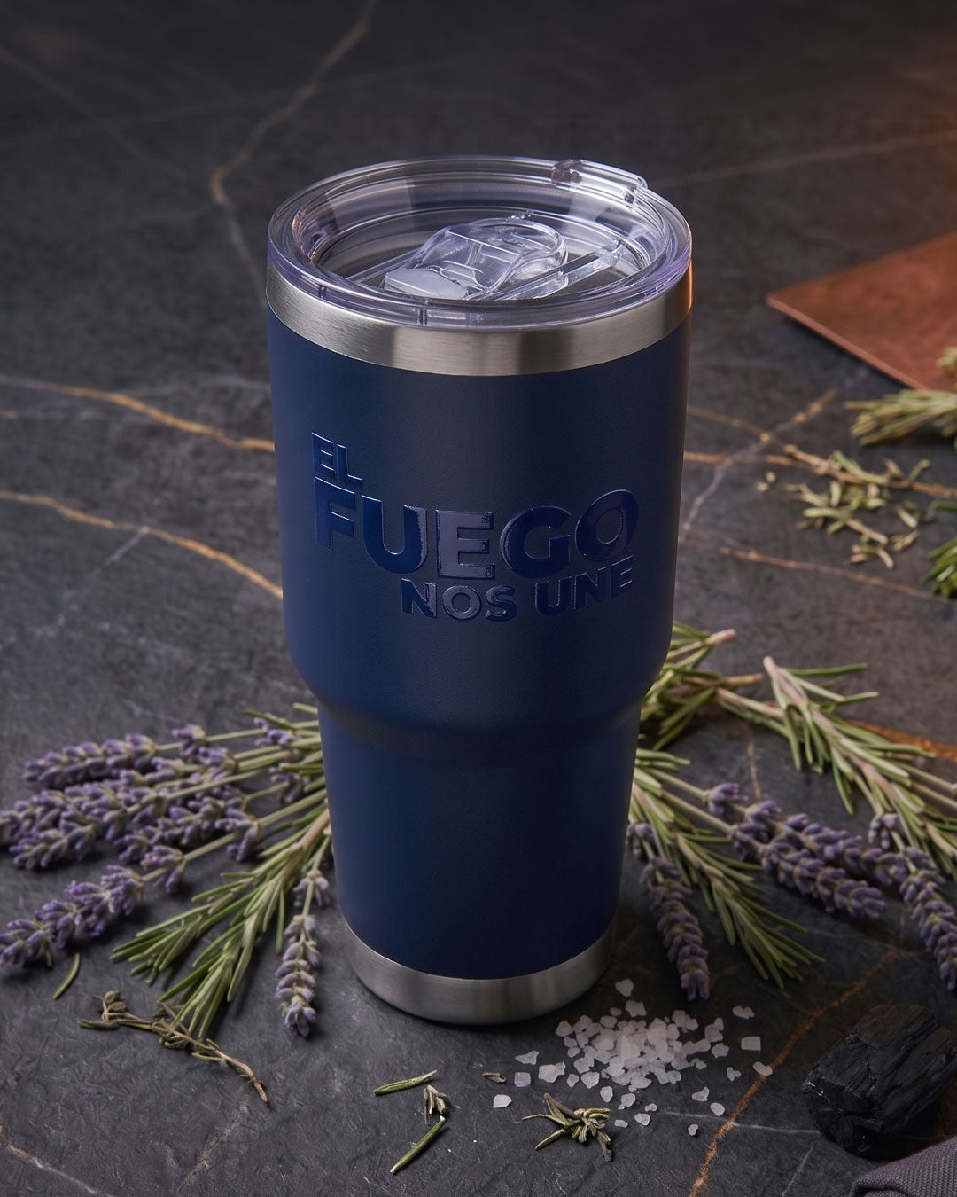 Termo El Fuego Nos Une Azul