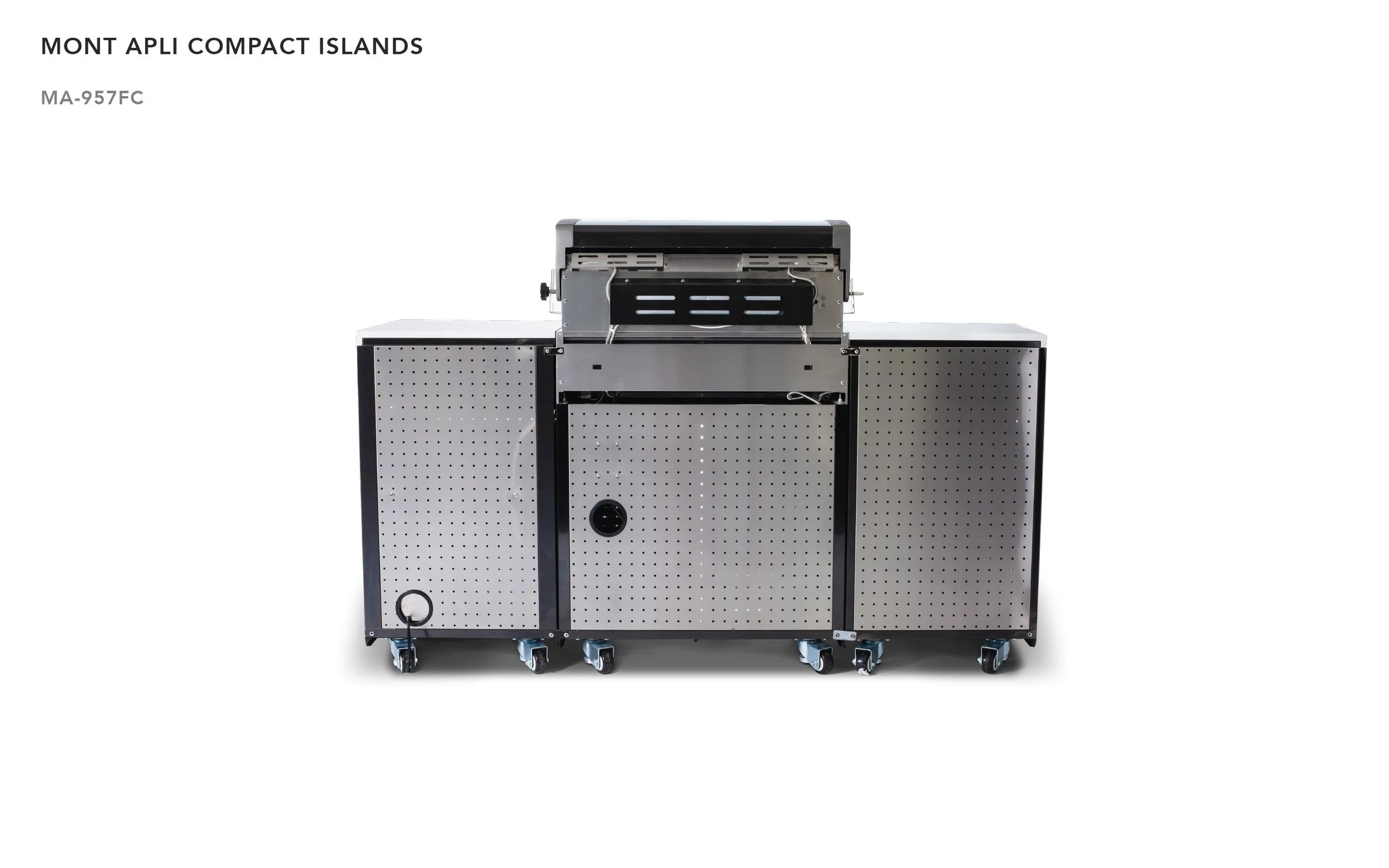 Mont Alpi Compact Island With Refrigerator