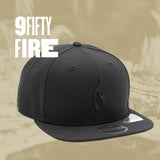 SMP Fire 9fifty Flama Snapback Abierta Negra