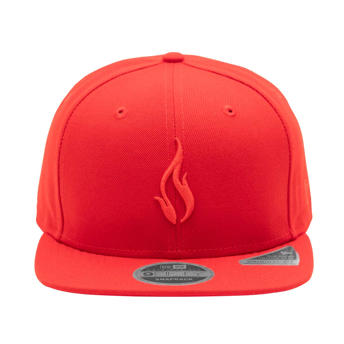 SMP Fire 9fifty Flama Snapback Abierta Roja