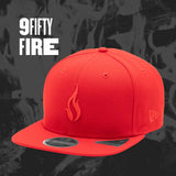 SMP Fire 9fifty Flama Snapback Abierta Roja