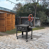 Asador de cielo abierto con mecanismo Santa María Sunterra