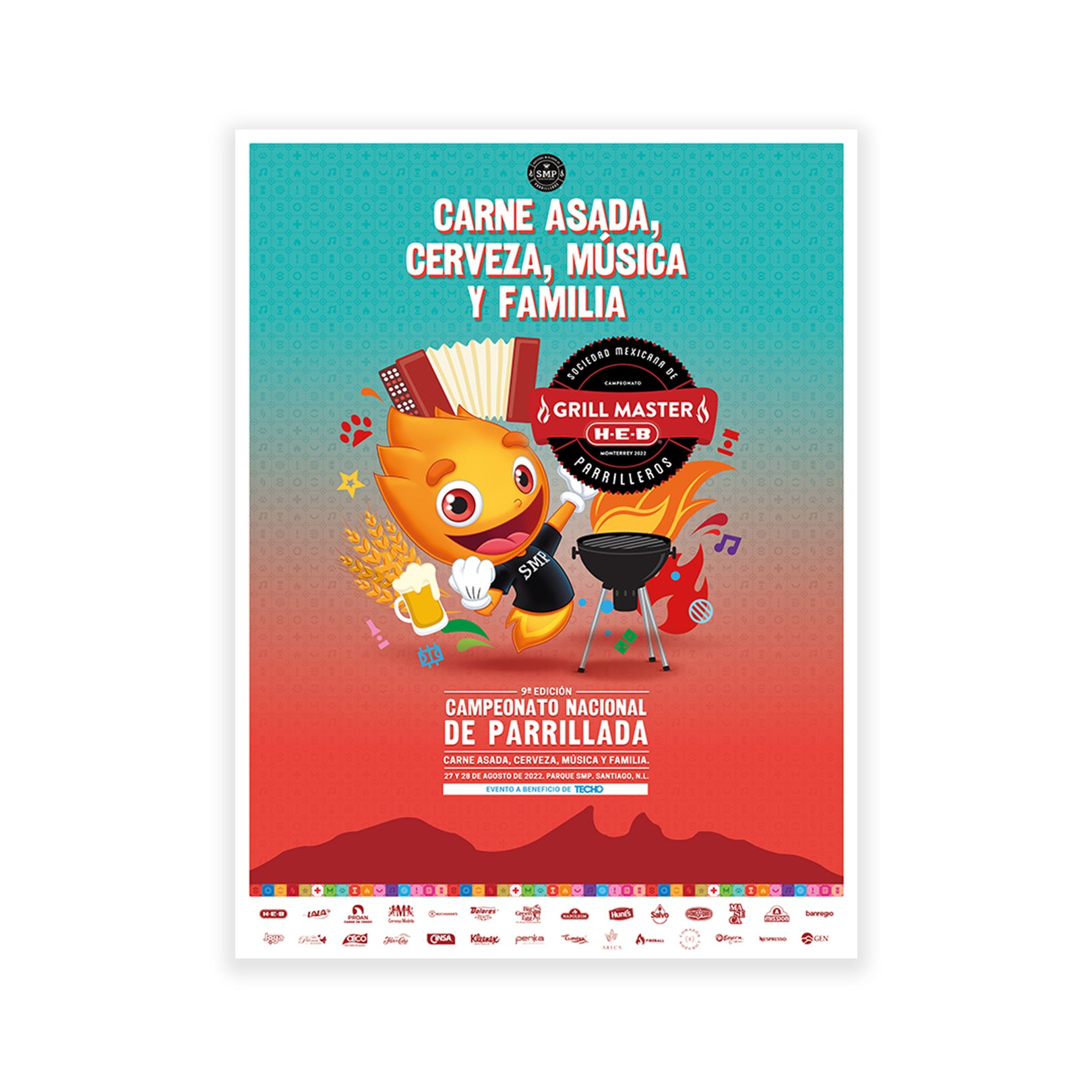 Póster Conmemorativo Grill Master HEB 2022