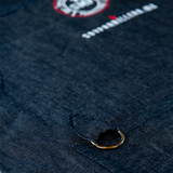 Mandil de Mezclilla delgado con tirantes cruzados SMP