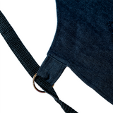 Mandil de Mezclilla delgado con tirantes cruzados SMP