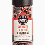 Sazonador en molino 4 pimientas