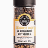 Sazonador en molino Sal Ahumada con Pimienta y Ajo