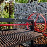 Asador de cielo abierto con mecanismo Santa María y brasero Sunterra