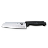 Cuchillo Chef Santoku mango Fibrox con alveolos 17cm