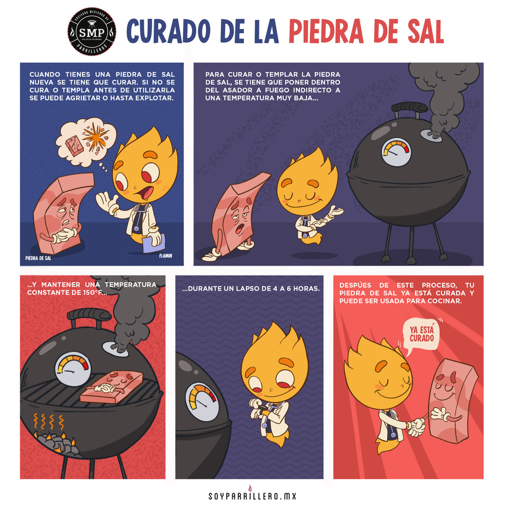 Cocinando con piedra de sal