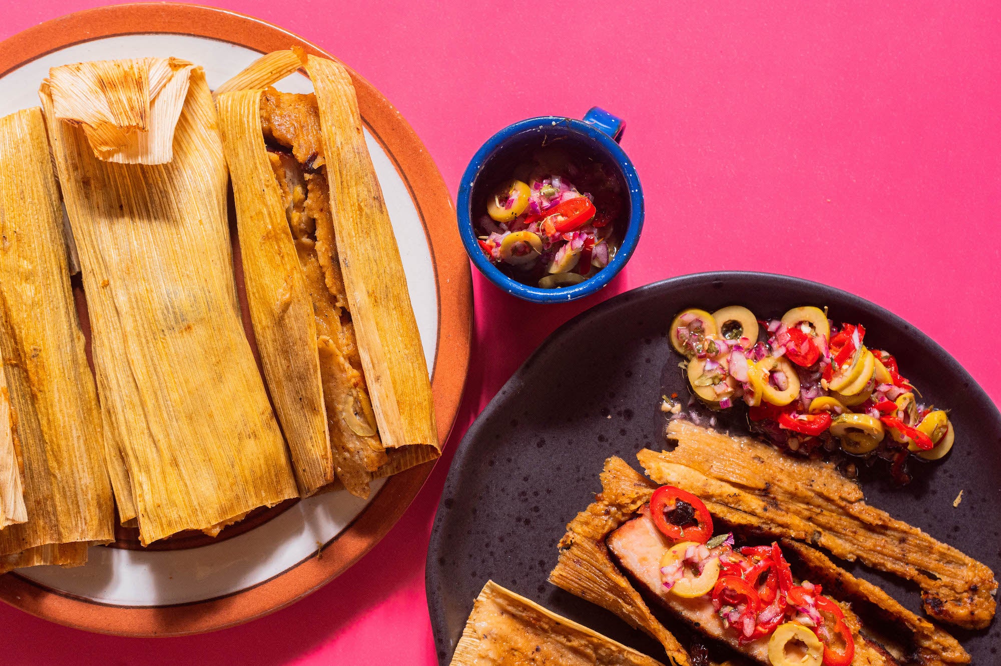 Tamales de Güemes de Pork Belly y Salsa de Chiles Curtidos