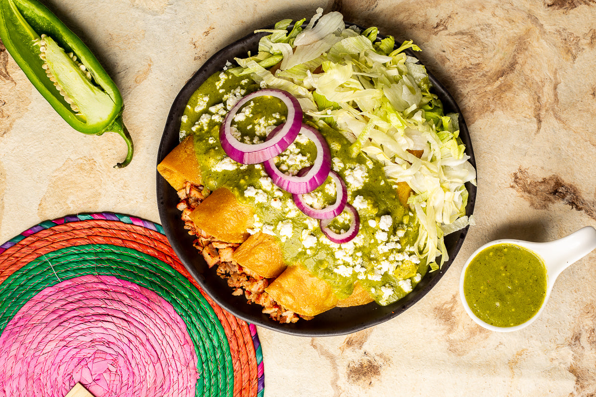 Enchiladas zacatecanas