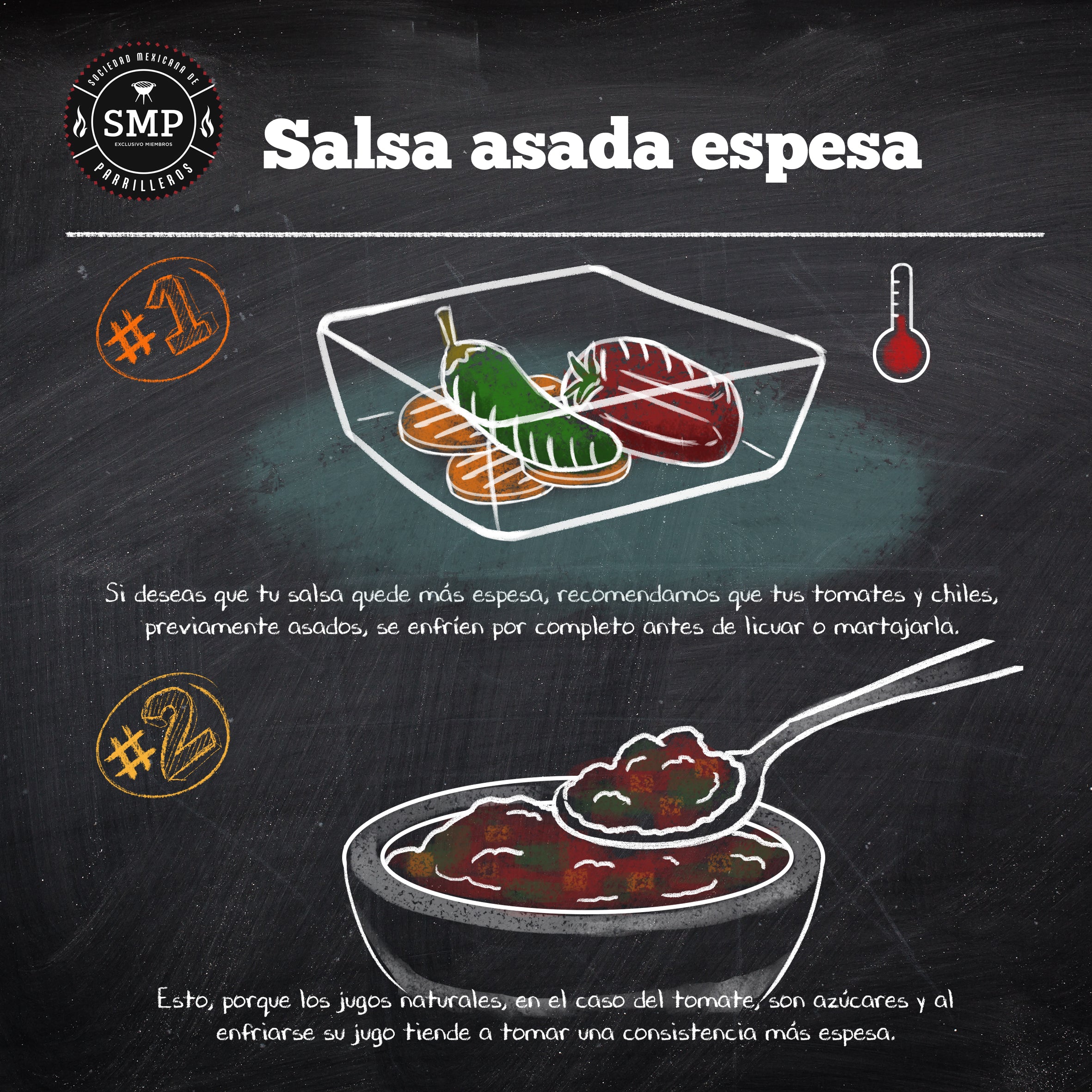 Salsa asada espesa
