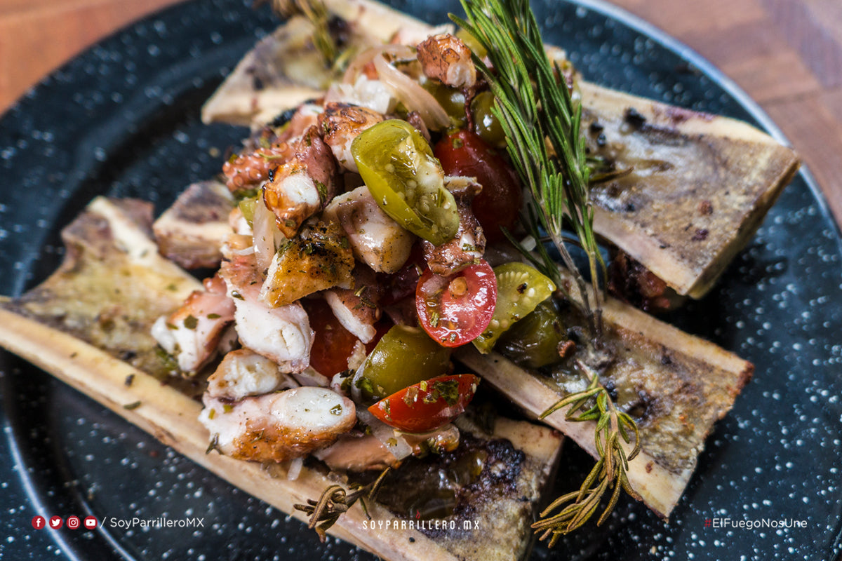 TUÉTANOS CON ESCABECHE DE PULPO ASADO | SMP