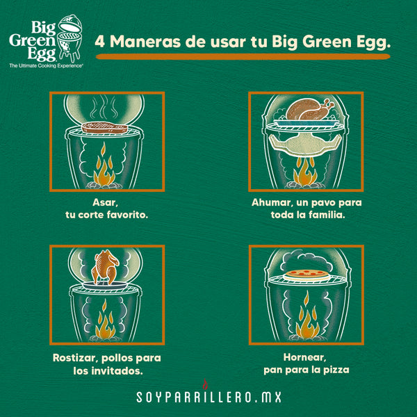 4 maneras de usar tu Big Green Egg