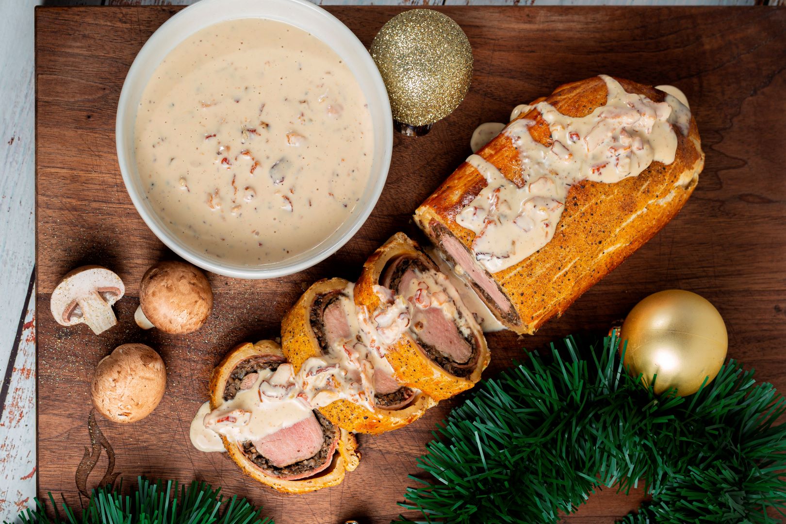 Filete Wellington de cerdo Proan con salsa de Tocino SMP